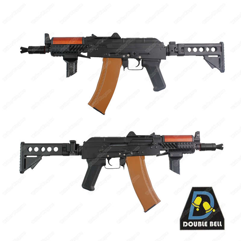 Double Bell 016-1 AKS74UA Airsoft AEG Rifle Real Wood