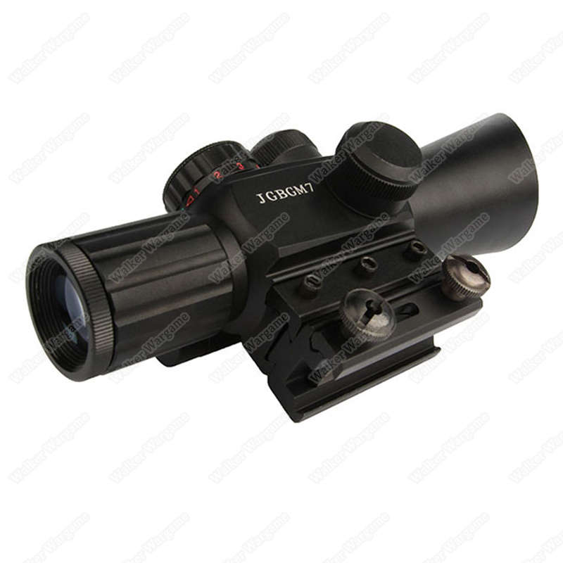M7 4X30EG Illuminated Rifle Scope With Red Laser 819