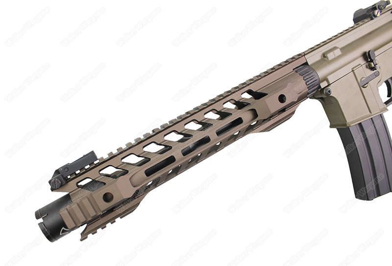Double Bell 076 M4 w/ 12" Skeletonized Handguard Airsoft AEG Rifle Black