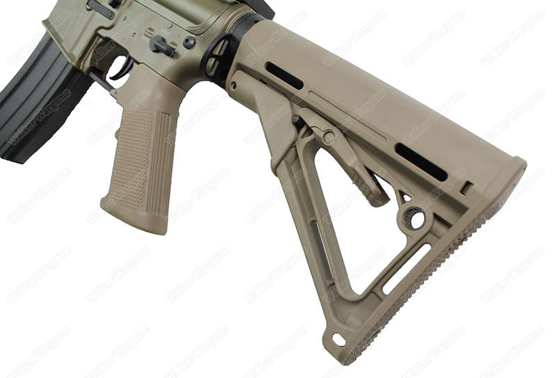 Double Bell 076 M4 w/ 12" Skeletonized Handguard Airsoft AEG Rifle Black