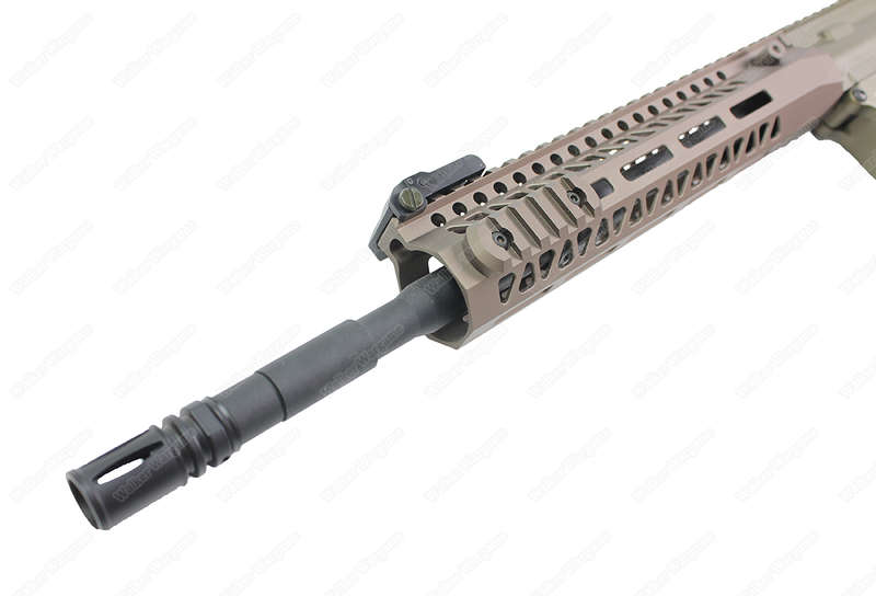 Double Bell 081S TTI TR-1 Engraved Metal Electric Airsoft Gun Tan