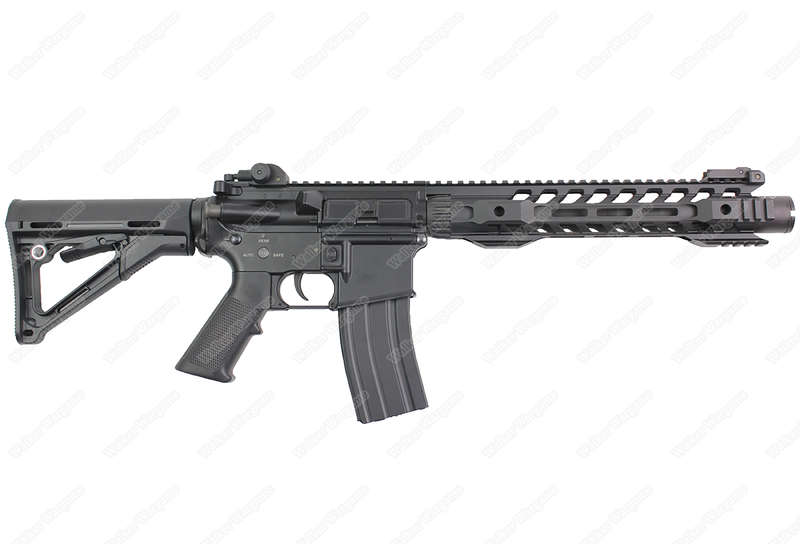 Double Bell 076 M4 w/ 12" Skeletonized Handguard Airsoft AEG Rifle Black