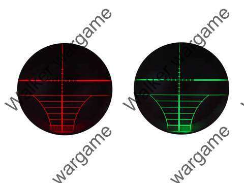 3-9x32 Red/Green Illuminated Rifle Scope