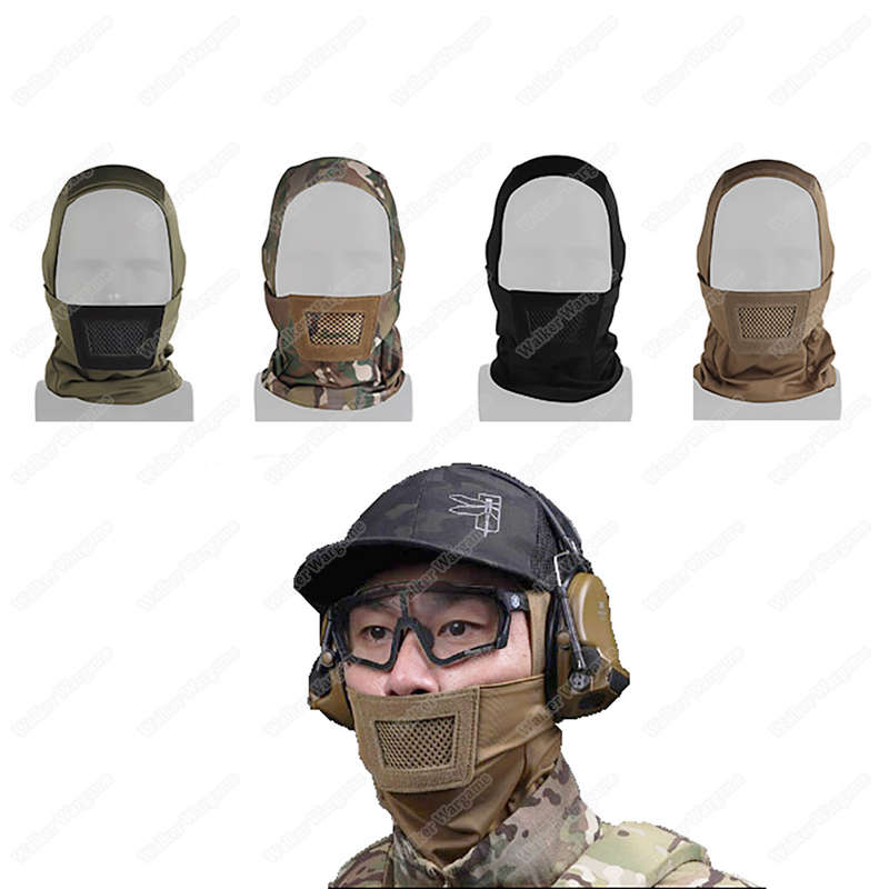 WST Knight Metal Face Mouths Protect Mask Multicam Color