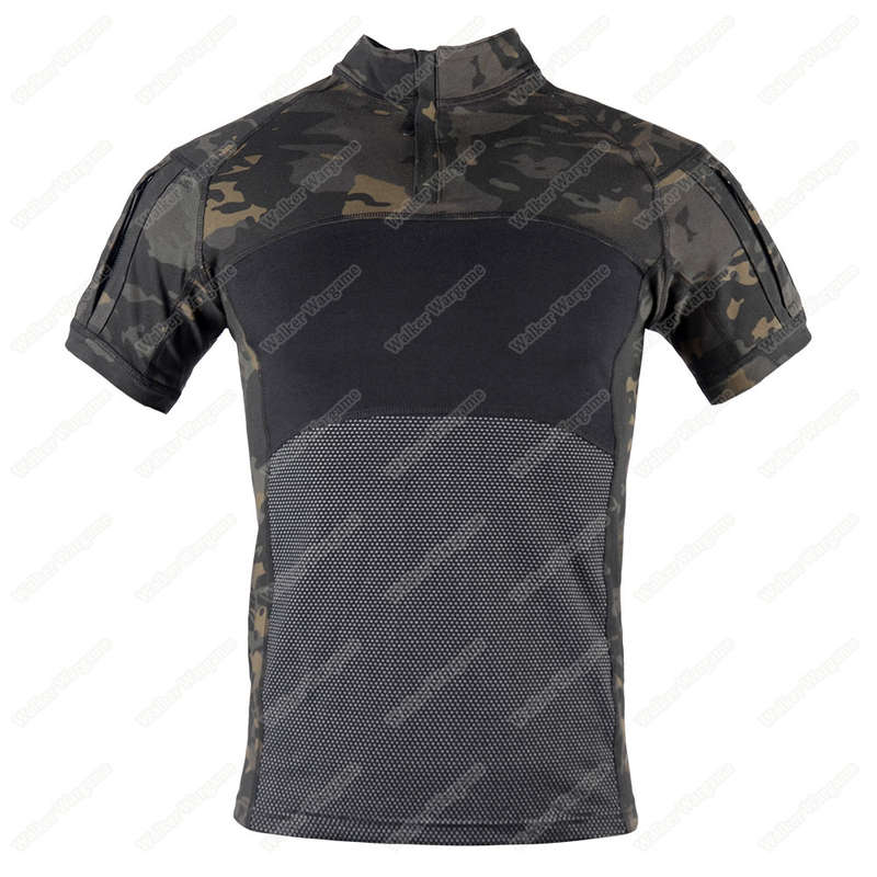 Tactical Short Sleeve Combat Shirt - Speical Force Multicam Black Size M