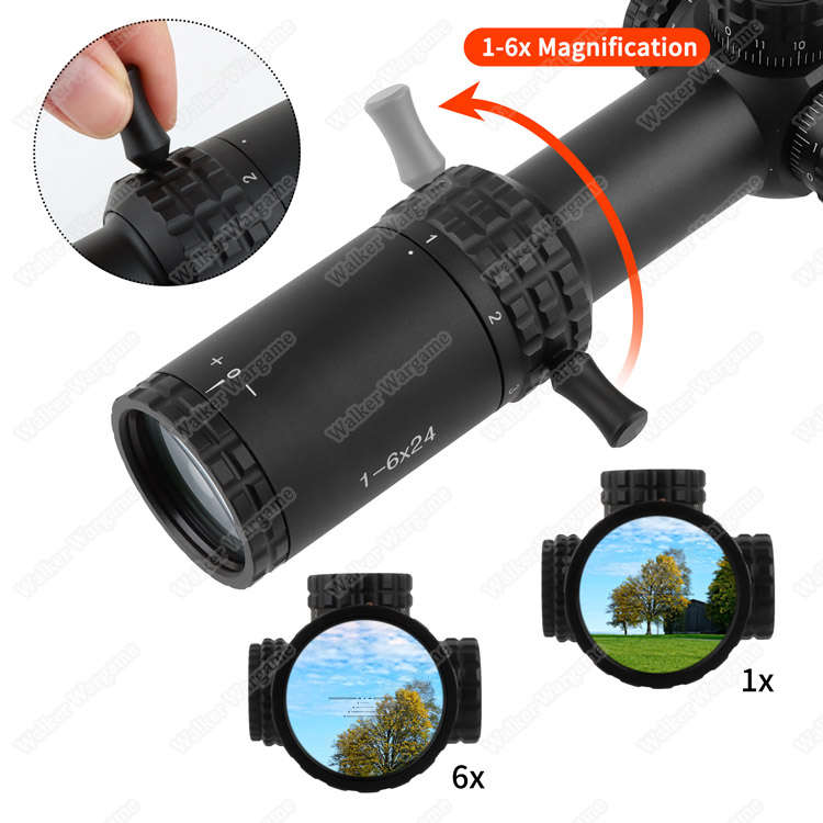 FOCUHUNTER 1-6x24 Second Focal Plane Rifle Scopes 0137