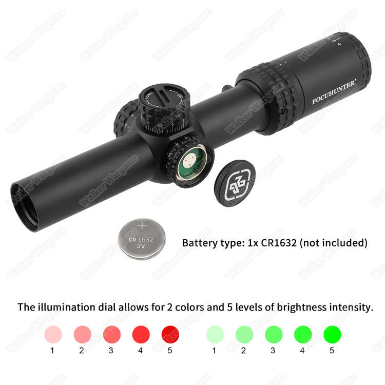 FOCUHUNTER 1-6x24 Second Focal Plane Rifle Scopes 0137