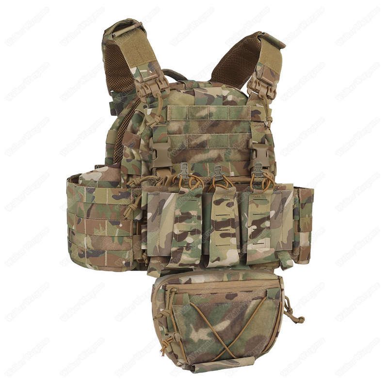 WST ARC Tactical Molle Vest With Belly Pouch -Multicam