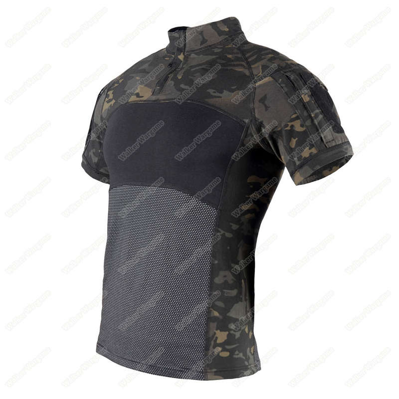 Tactical Short Sleeve Combat Shirt - Speical Force Multicam Black Size M