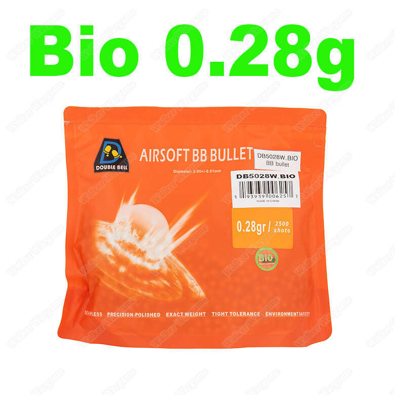 Double Bell 0.28g Biodegradable 6mm BB 2500rds