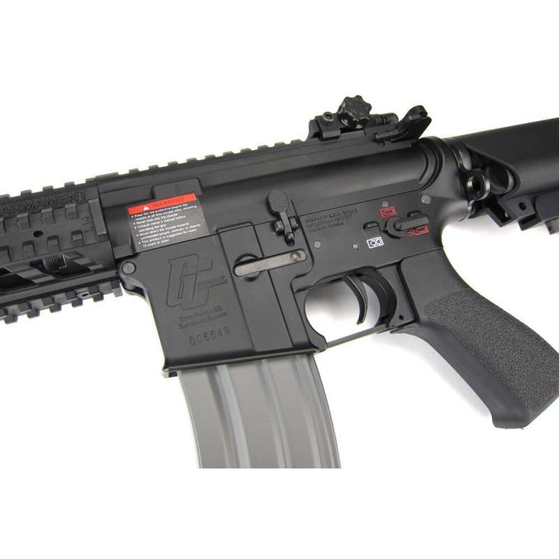 G&G GC16 Full Metal Combat Machine Raider-L Airsoft Rifle - Black