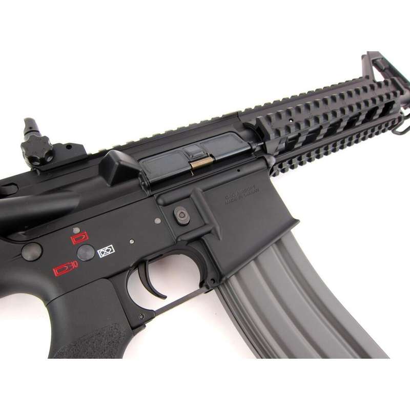 G&G GC16 Full Metal Combat Machine Raider-L Airsoft Rifle - Black