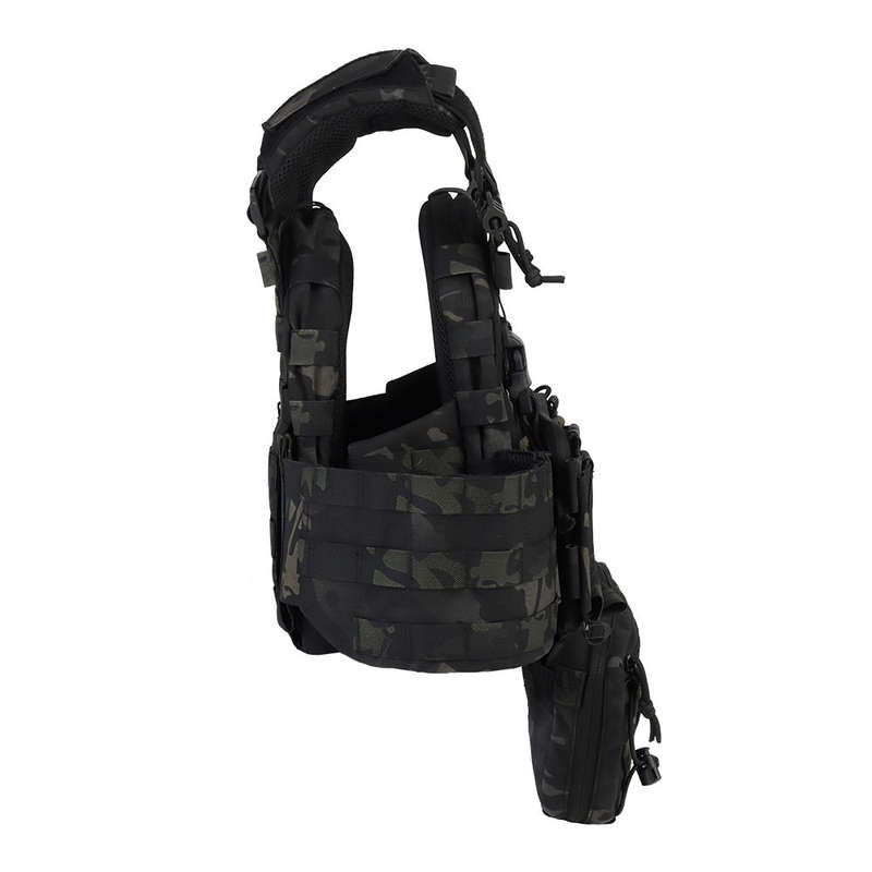 WST ARC Tactical Molle Vest With Belly Pouch -Multicam Black