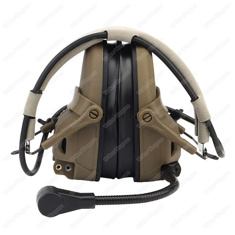 WST GEN 6 tactical headsetSound pickup and noise reduction with Multi Mount Tan
