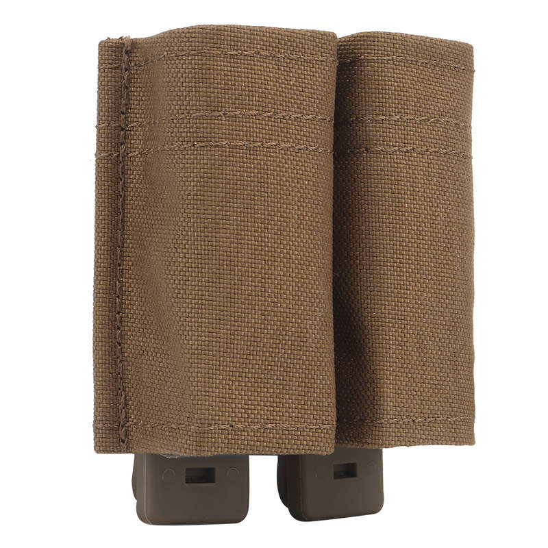 WST FAST 9MM Double Mag Pouch Molle Pouch Tan