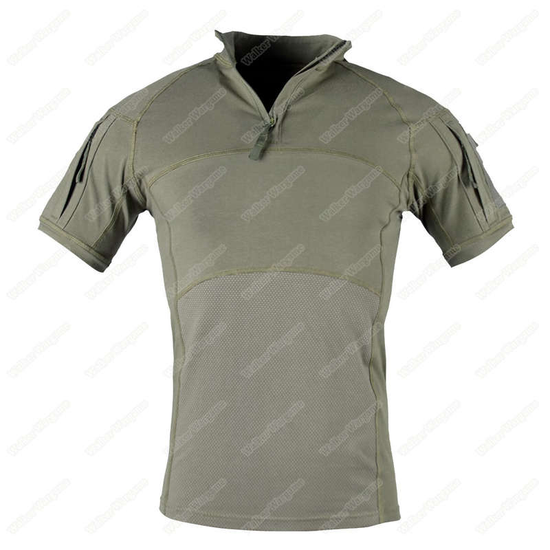 Tactical Short Sleeve Combat Shirt - OD Green Size M