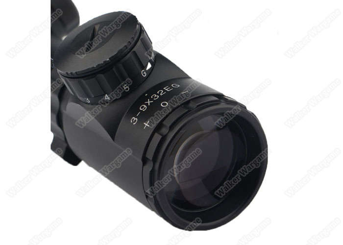 3-9x32 Red/Green Illuminated Rifle Scope