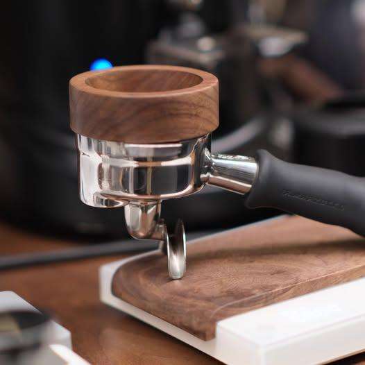 58mm Espresso Portafilter Wood Magnetic Funnel