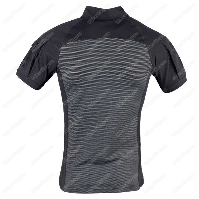 Tactical Short Sleeve Combat Shirt - SWAT Black Size M