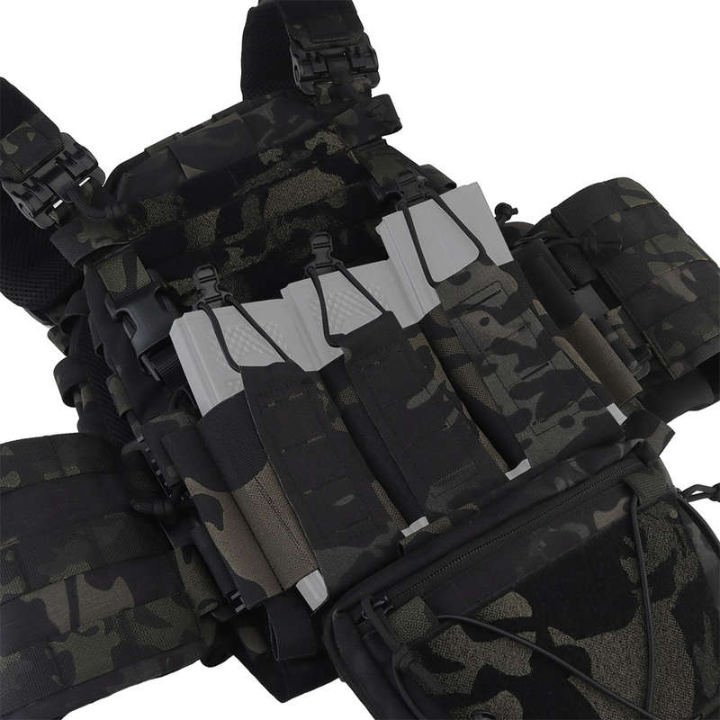 WST ARC Tactical Molle Vest With Belly Pouch -Multicam Black