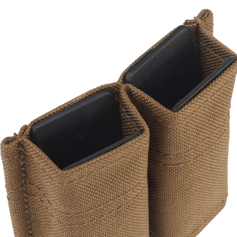 WST FAST 9MM Double Mag Pouch Molle Pouch Tan