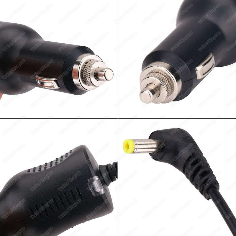 ABBREE 12-24V Car Charge Cable Line for BaoFeng Radio UV-5R, UV-82,