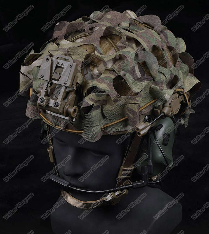 WST Lightweight Laser Cut Helmet Cover - Multicam