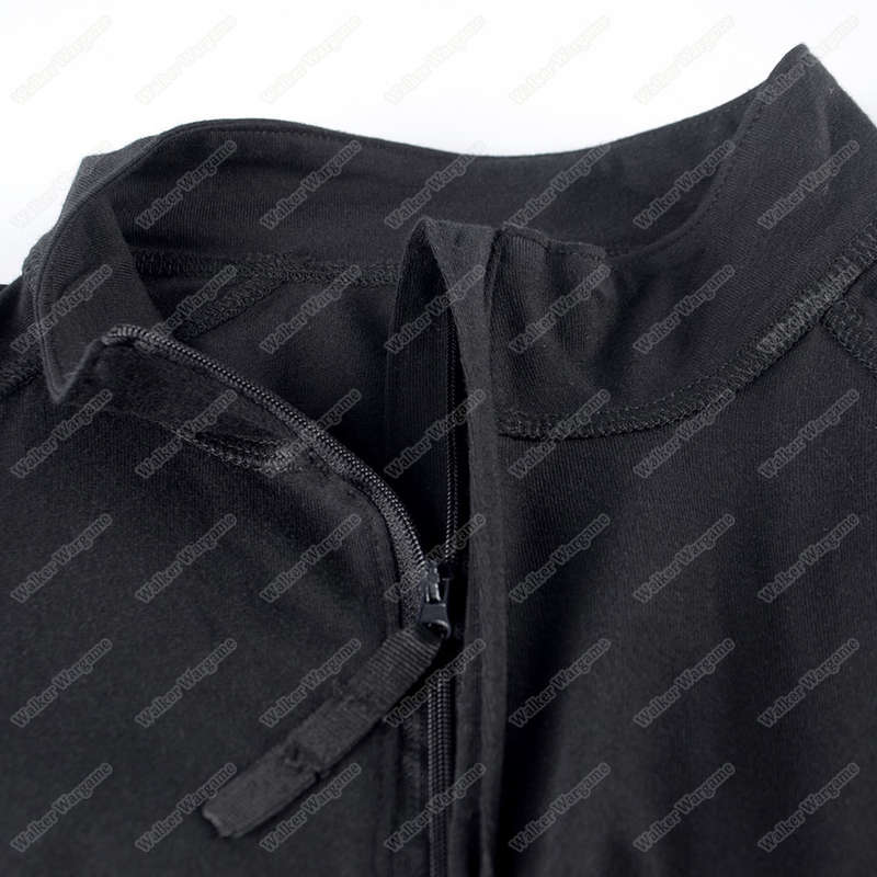 Tactical Short Sleeve Combat Shirt - SWAT Black Size M