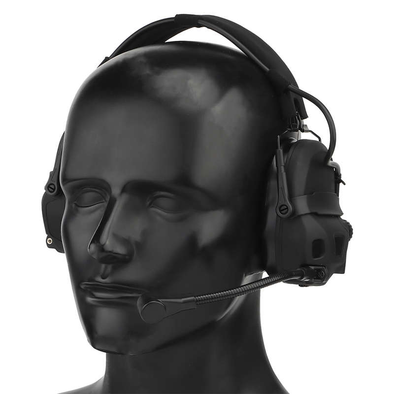 WST GEN 6 tactical headsetSound pickup and noise reduction with Multi Mount Black
