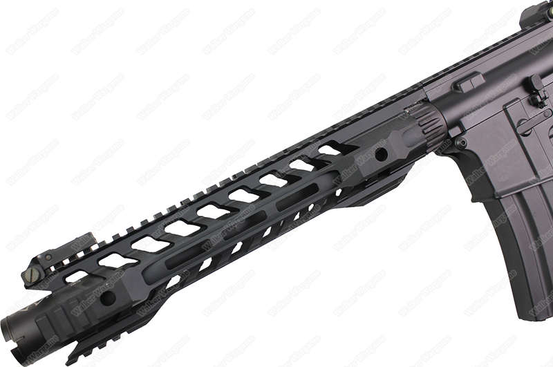 Double Bell 076 M4 w/ 12" Skeletonized Handguard Airsoft AEG Rifle Black