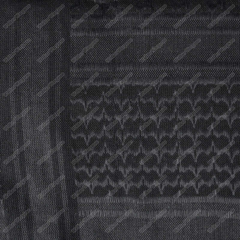 WST Mil Spec 100% Cotton Tactical Shemagh Black/ Grey