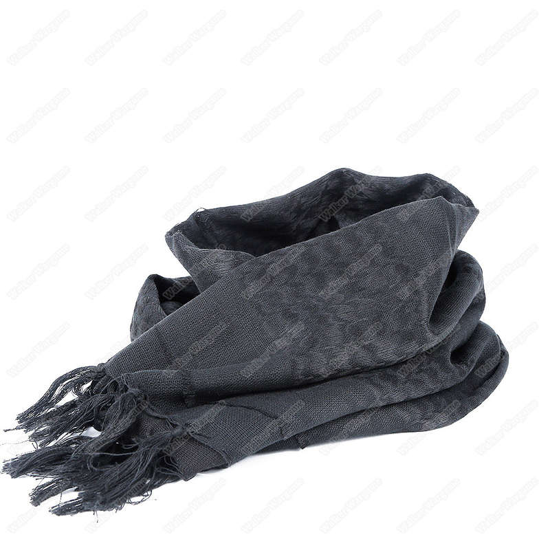 WST Mil Spec 100% Cotton Tactical Shemagh Black/ Grey
