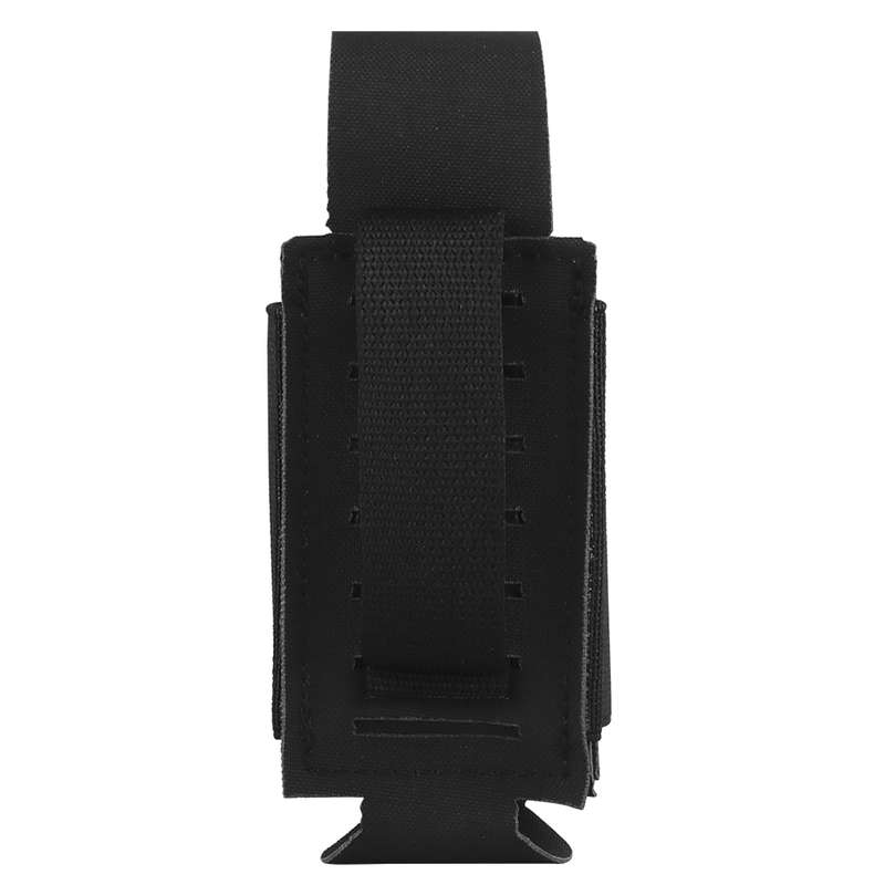 Black WST Flashbang Molle Pouch Laser Cut Light Weight GP03