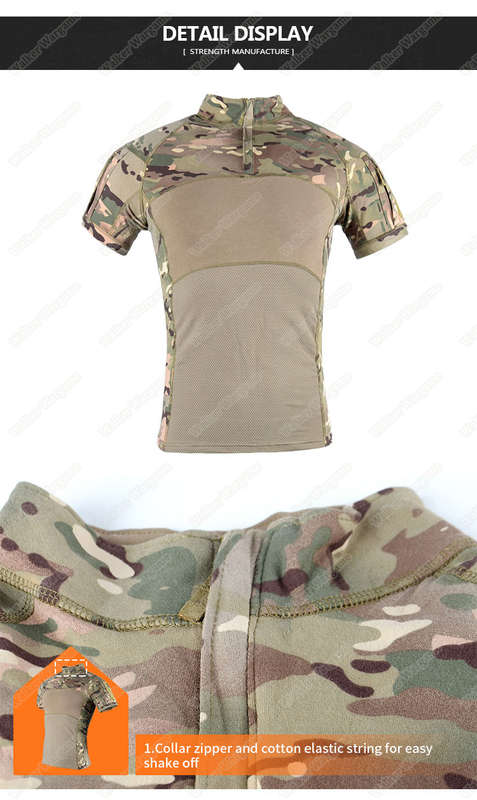 Tactical Short Sleeve Combat Shirt - Speical Force Multicam Size M