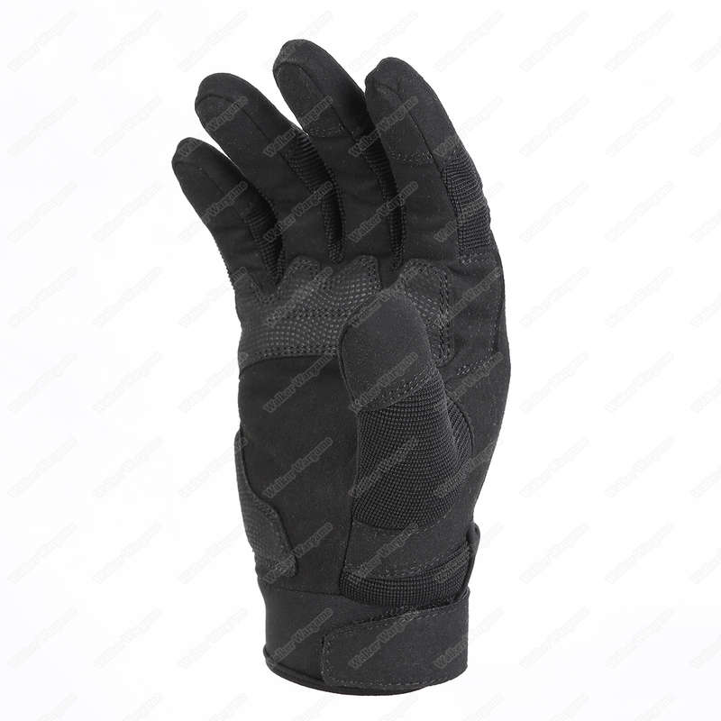 Emerson Assult Tactical Full Finger Hard Knuckle Gloves - SWAT Black XL