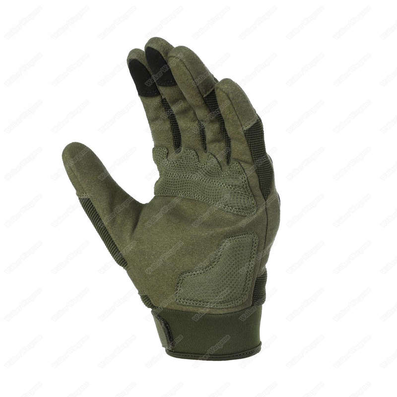 Emerson Assult Tactical Full Finger Hard Knuckle Gloves - OD Green XL