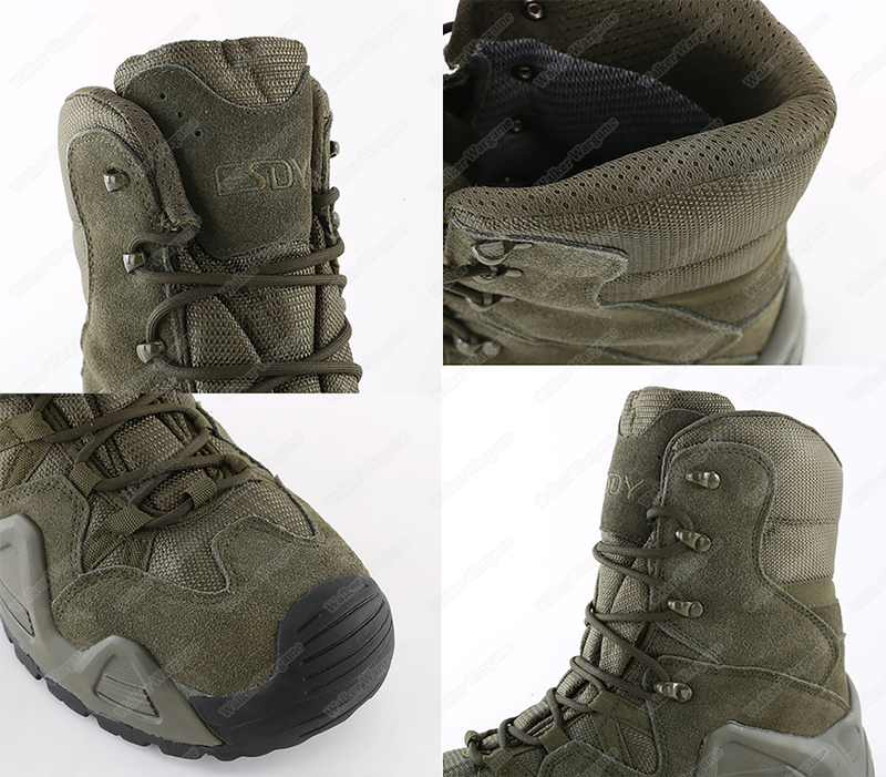 ESDY V2 High Tactical Army Boots -  Desert Tan  EU 41 - US8 - UK7 - 26cm