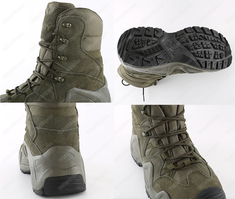 ESDY V2 High Tactical Army Boots -  Desert Tan  EU 41 - US8 - UK7 - 26cm