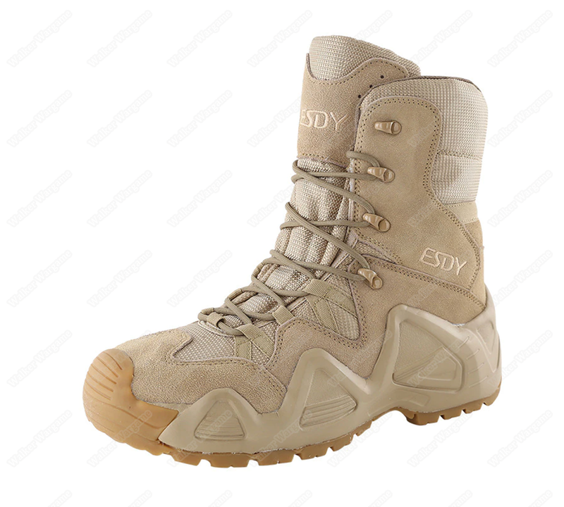 ESDY V2 High Tactical Army Boots -  Desert Tan  EU 41 - US8 - UK7 - 26cm