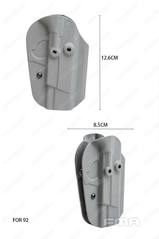 FMA KYDEX IWB OWB Holster For 92 Black (TB1341) Model B Tan