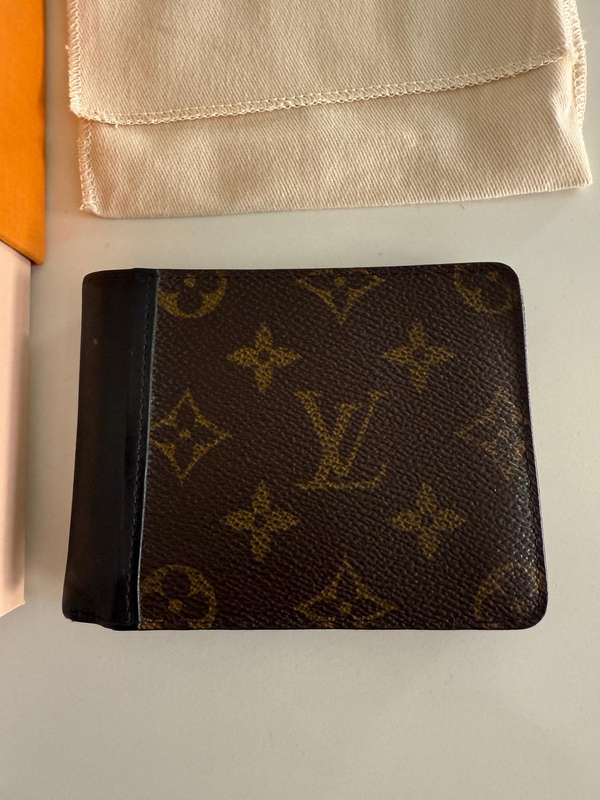 Used - Louis Vuitton Multiple Coated Canvas Cow Leather Wallet for Men