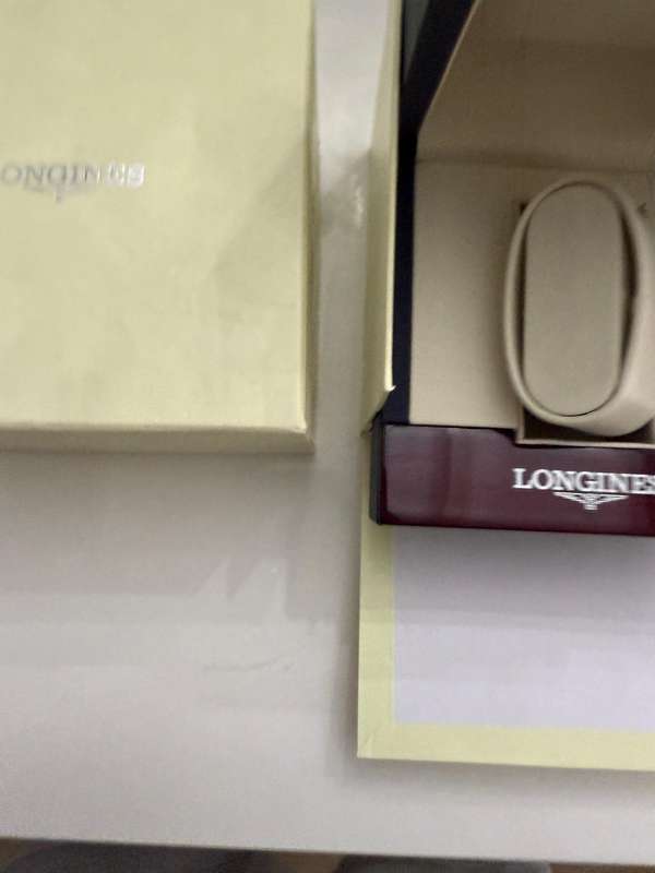 Original Longines Conquest Watch Brown Belt