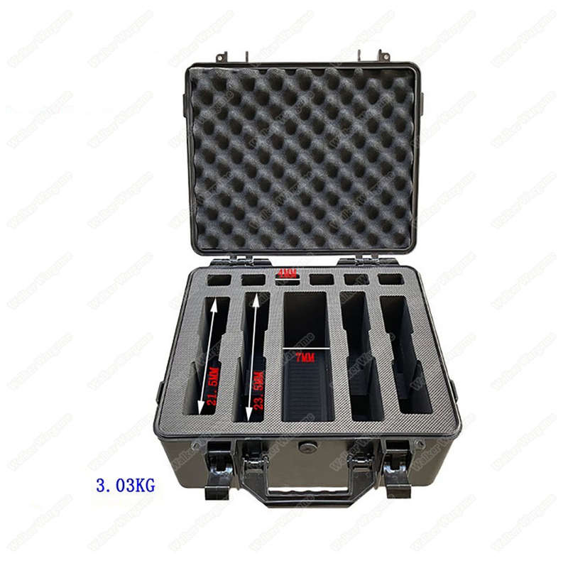 4 Pistol 12 Mag Range Case Heavy Duty Case