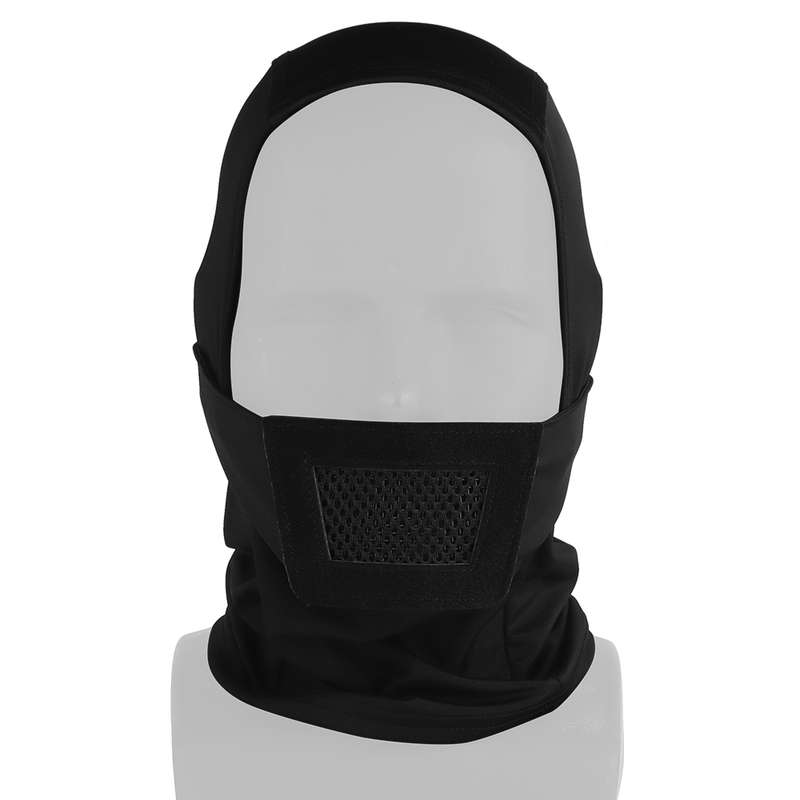 WST Knight Metal Face Mouths Protect Mask Black Color