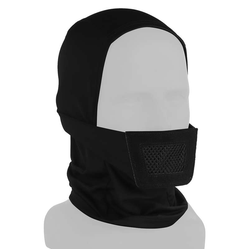 WST Knight Metal Face Mouths Protect Mask Black Color