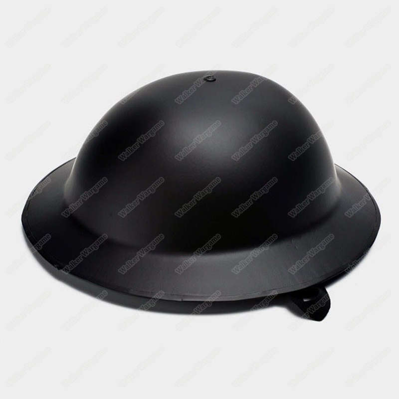 WW2 UK British Army Helmet MK2 Military Steel Helmet Black