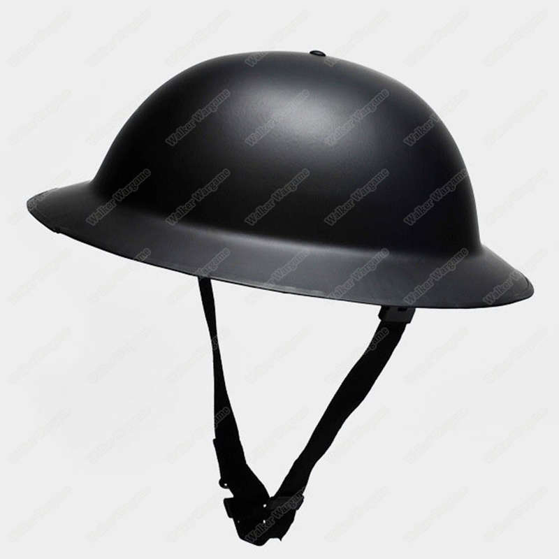 WW2 UK British Army Helmet MK2 Military Steel Helmet Black