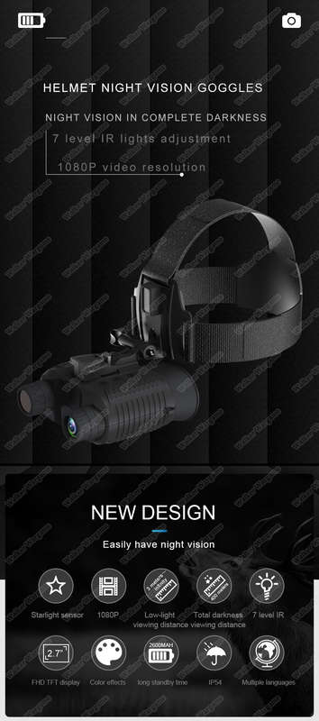 NV8160 Binocular Head Mounted Night Vision