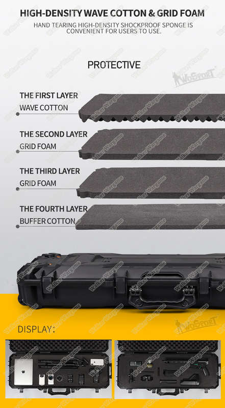 WST 43incl 109cm Rifle Carry Case With Wheel