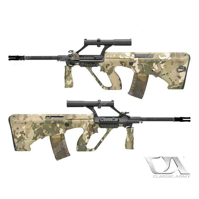 Classic Army Steyr AUG A1 With Scope Airsoft AEG Multicam